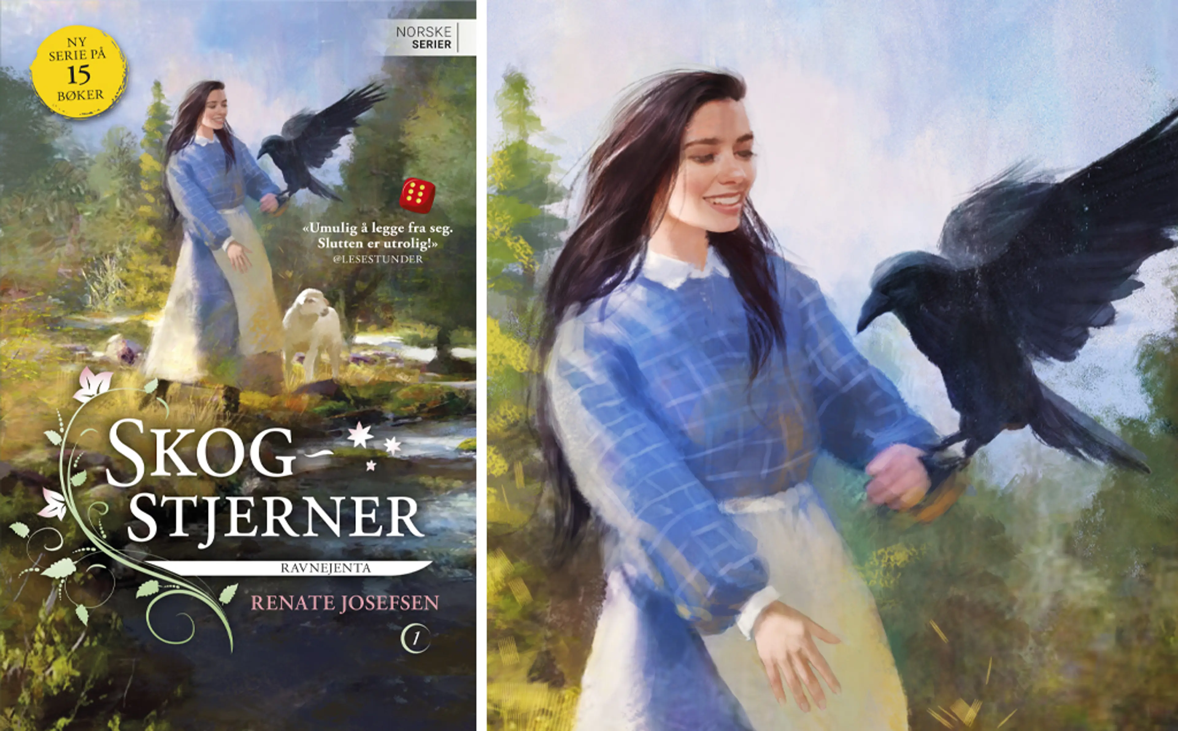 Illustrasjon av første bok i serien Skogstjerner