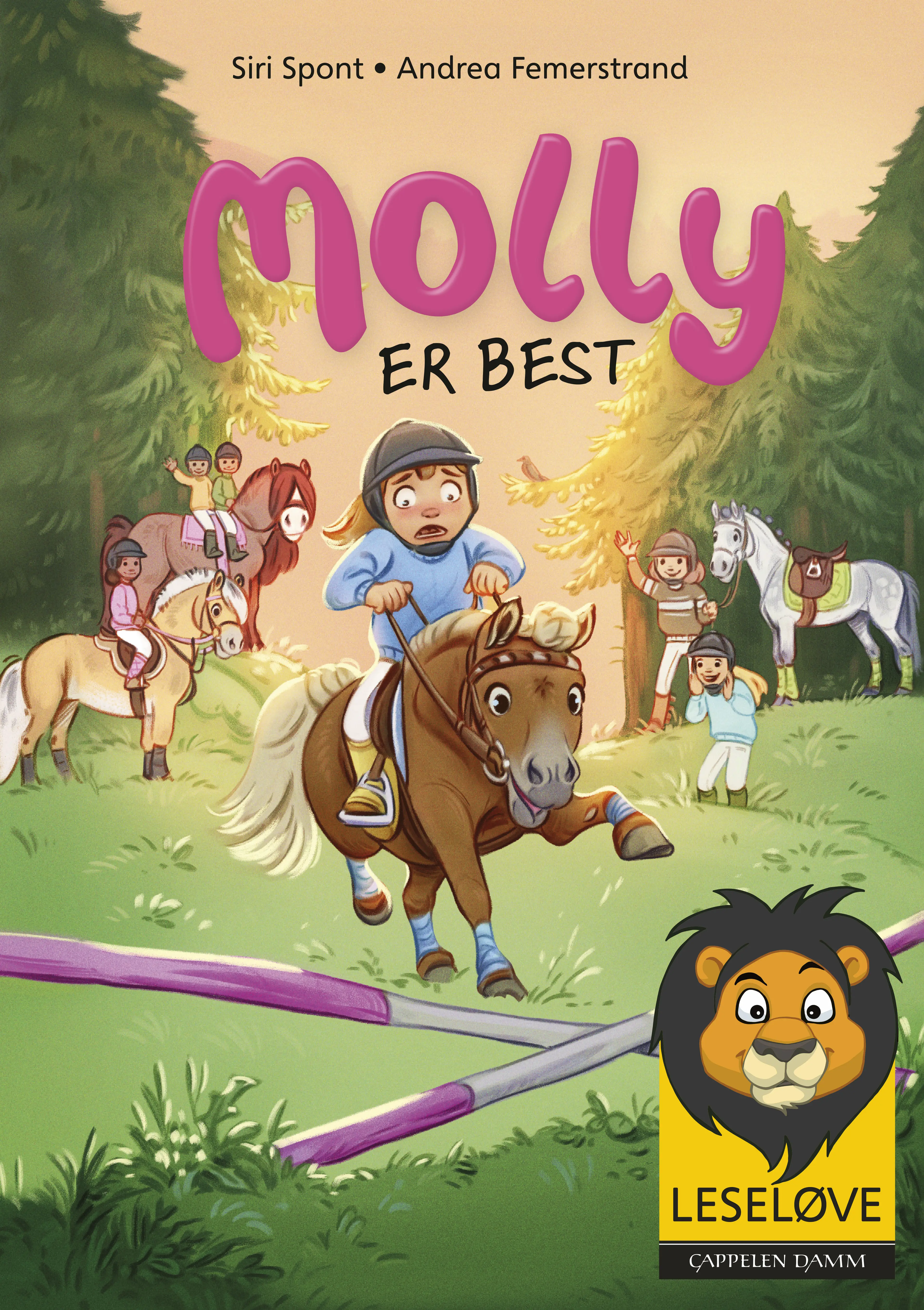 Omslag Leseløve - Molly er best av Siri Spont (Innbundet)