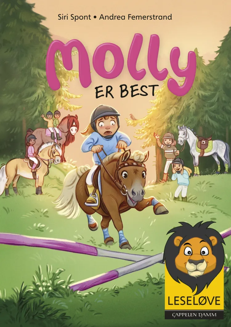 Omslag Leseløve - Molly er best av Siri Spont (Innbundet)