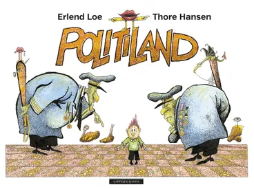 Omslag Politiland av Erlend Loe (Innbundet)