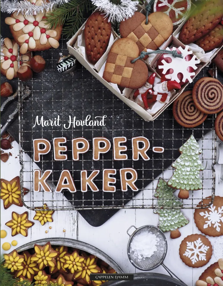 Omslag Pepperkaker av Marit Hovland (Innbundet)