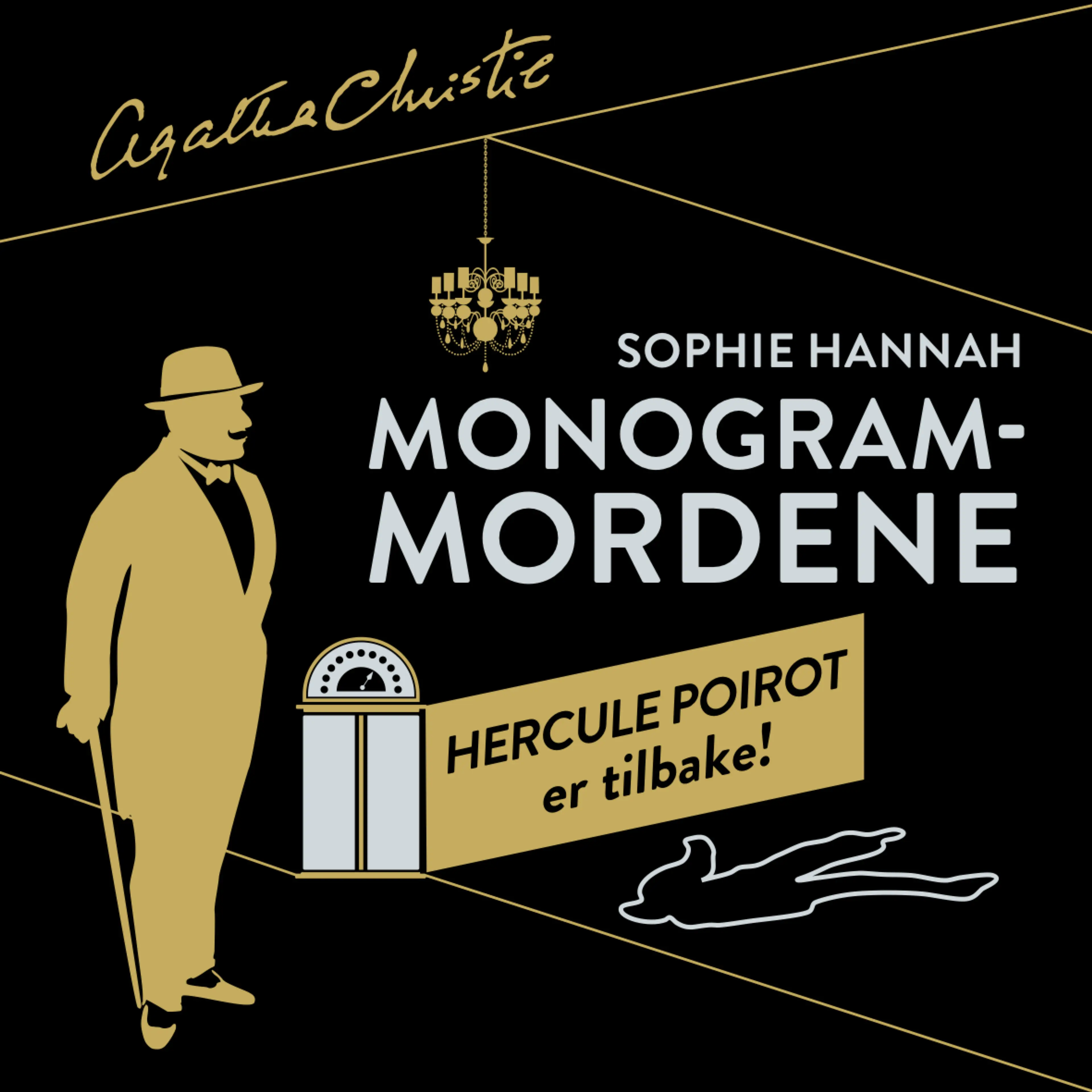 Omslag Monogram-mordene av Sophie Hannah (Lydbok)