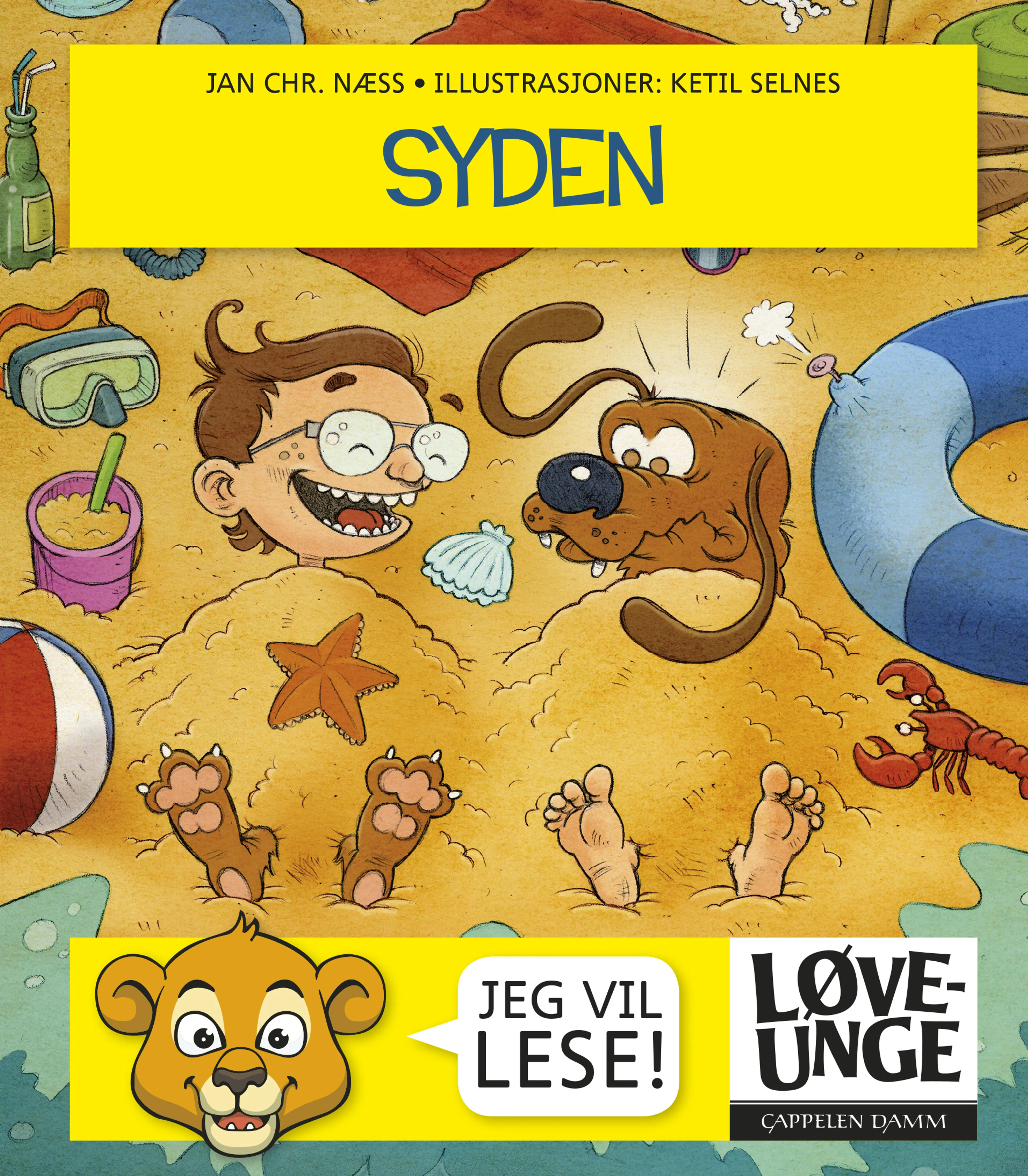 Omslag Løveunge - Syden av Jan Chr. Næss (Innbundet)