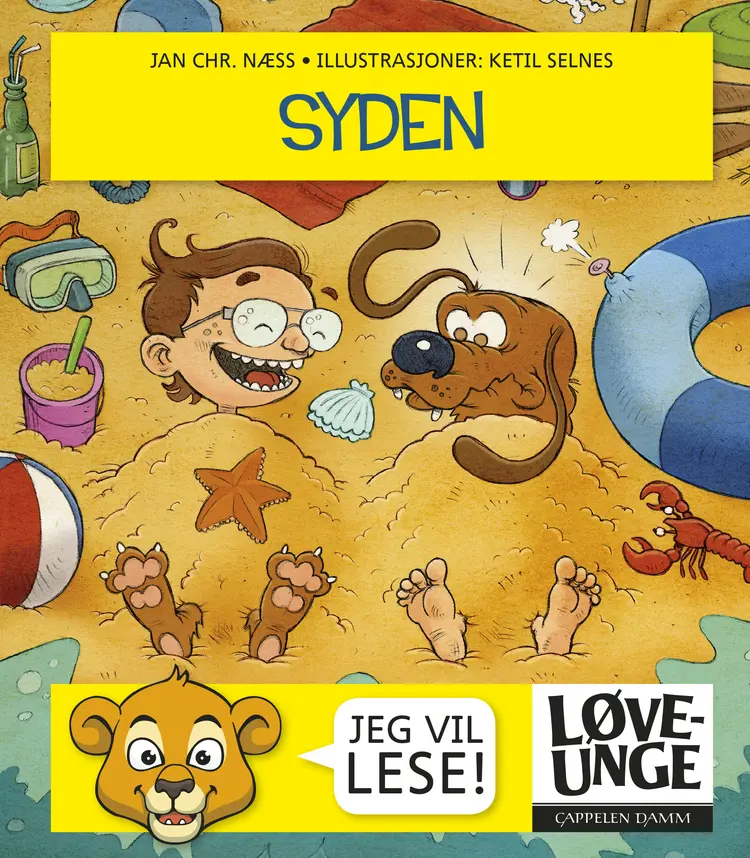 Omslag Løveunge - Syden av Jan Chr. Næss (Innbundet)