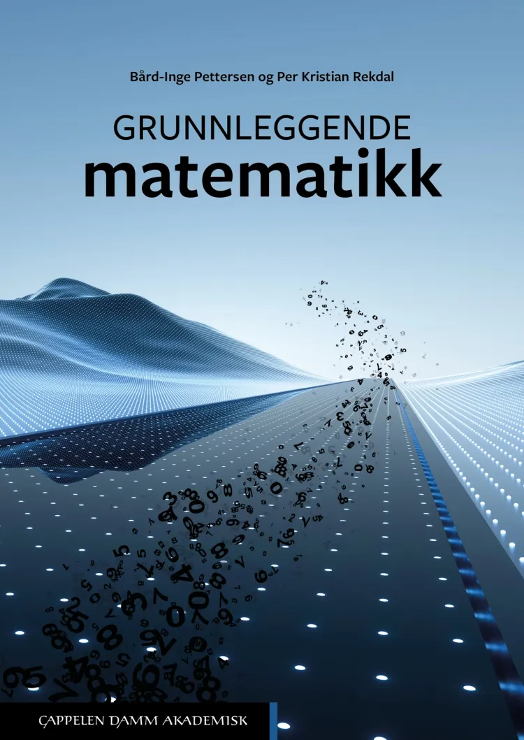 Omslag Grunnleggende matematikk av Bård-Inge Pettersen og Per Kristian Rekdal (Heftet)