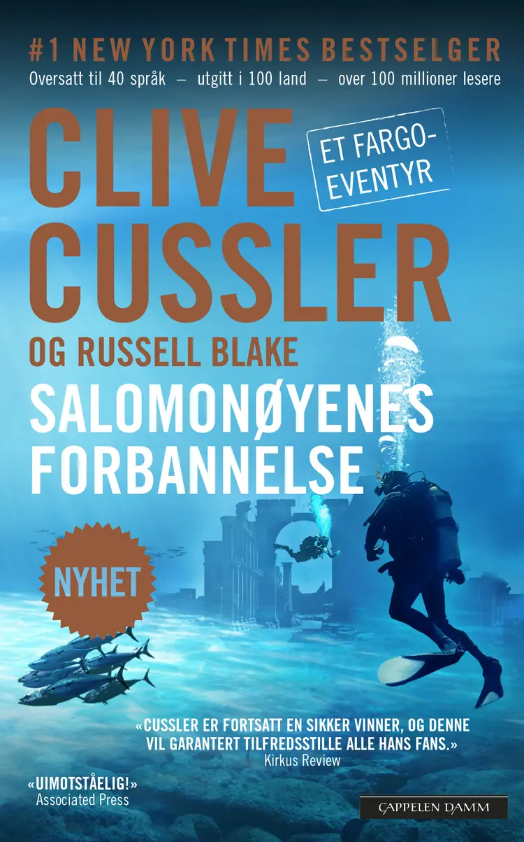 Omslag Salomonøyenes forbannelse av Clive Cussler (Heftet)