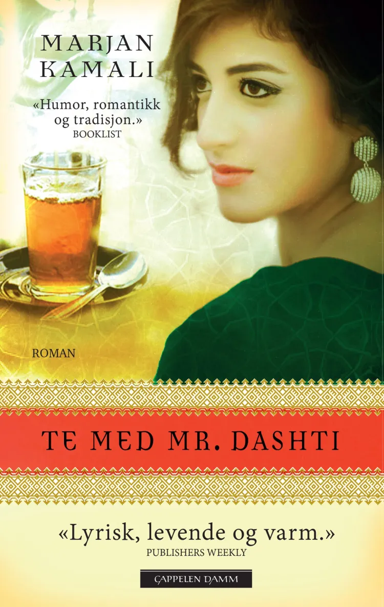Omslag Te med Mr. Dashti av Marjan Kamali (Innbundet)