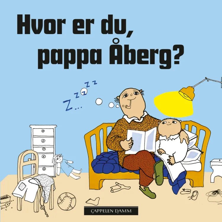 Omslag Hvor er du, pappa Åberg? av Gunilla Bergström (Innbundet)