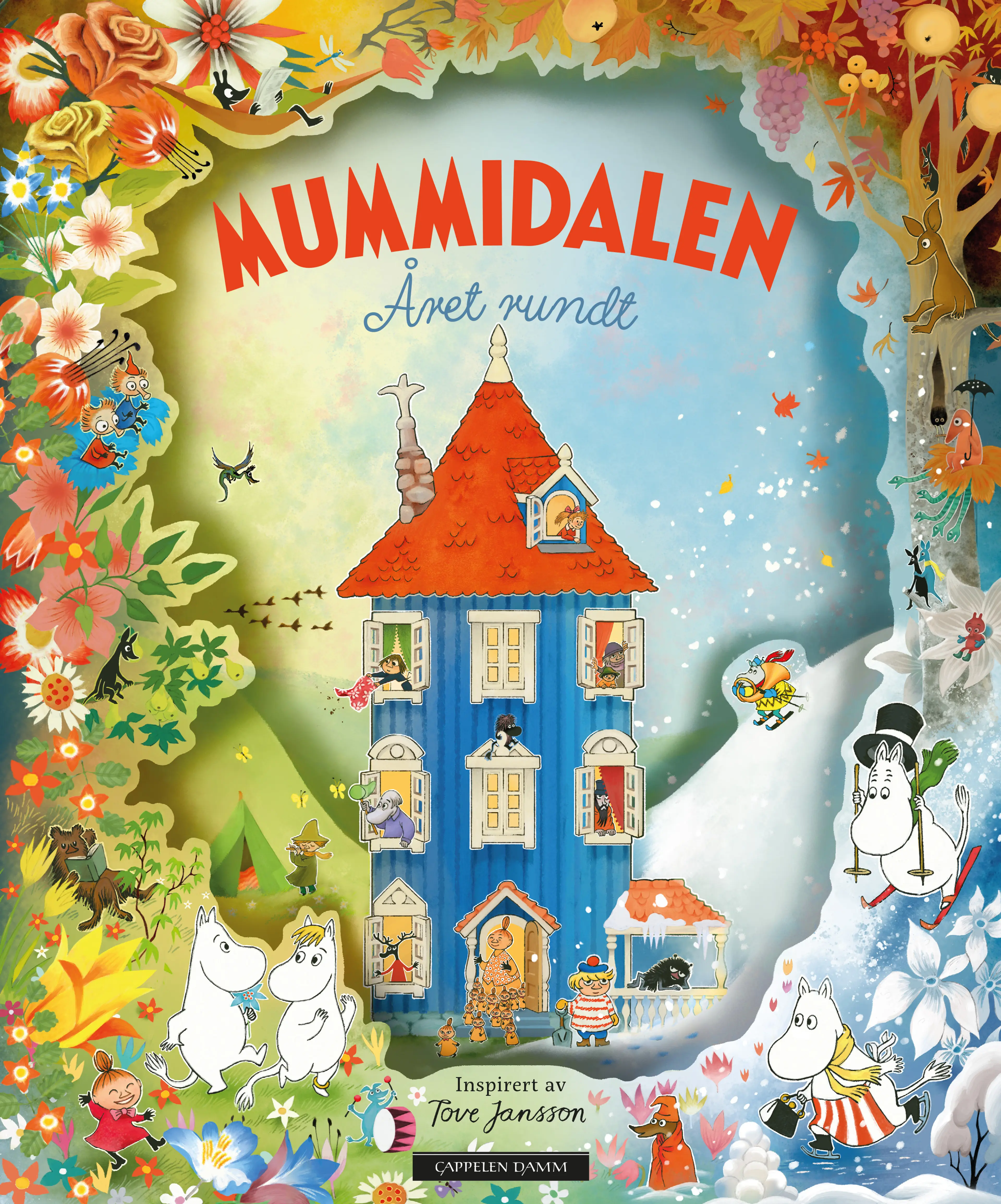 Omslag Mummidalen året rundt av Tove Jansson (Innbundet)