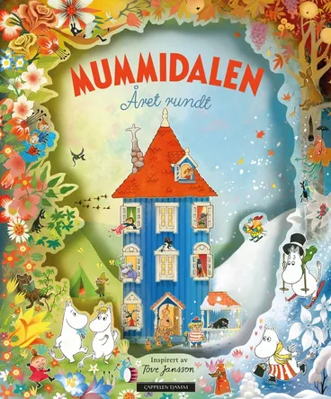 Omslag Mummidalen året rundt av Tove Jansson (Innbundet)