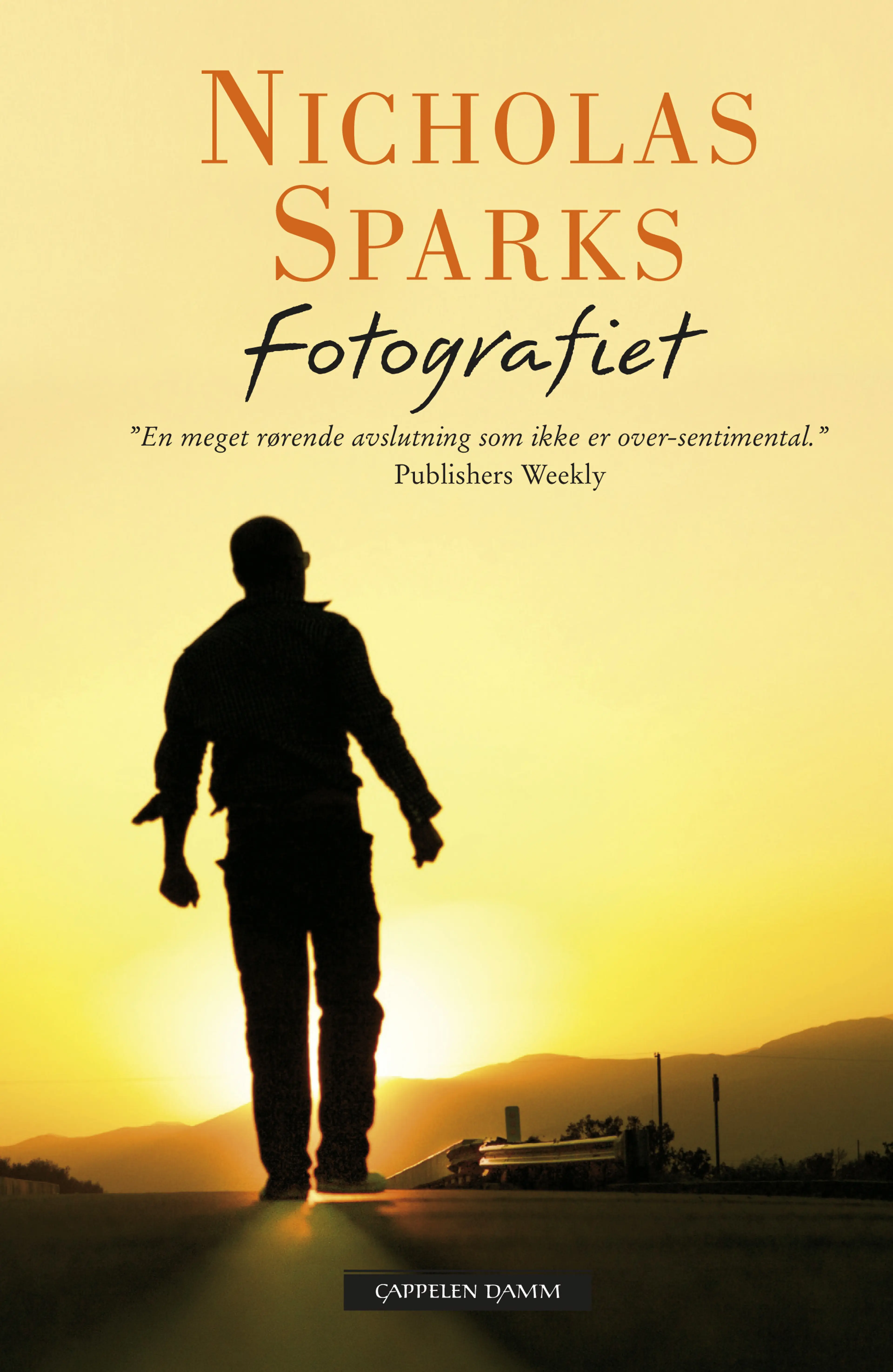 Omslag Fotografiet av Nicholas Sparks (Innbundet)