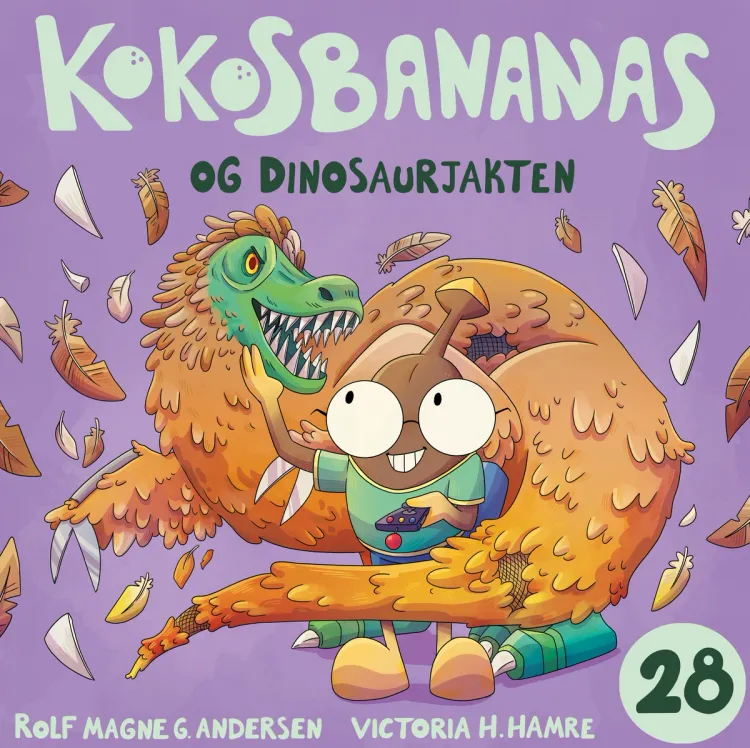 Omslag Kokosbananas og dinosaurjakten av Rolf Magne G. Andersen (Lydbok)