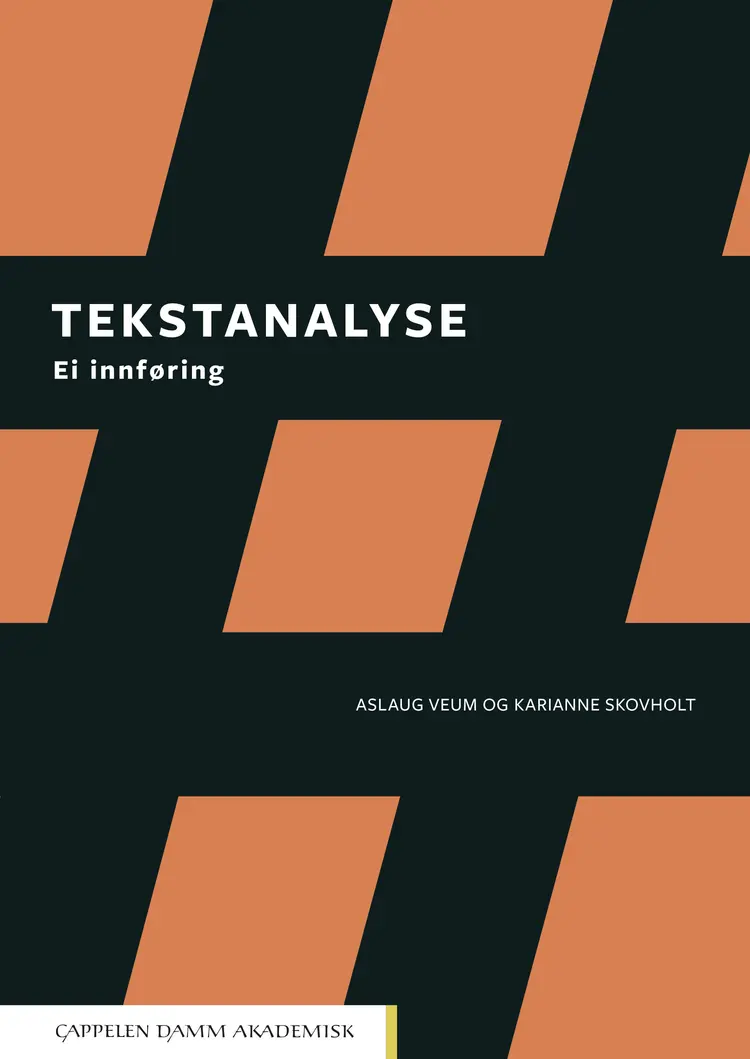 Omslag Tekstanalyse av Aslaug Veum og Karianne Skovholt (Heftet)