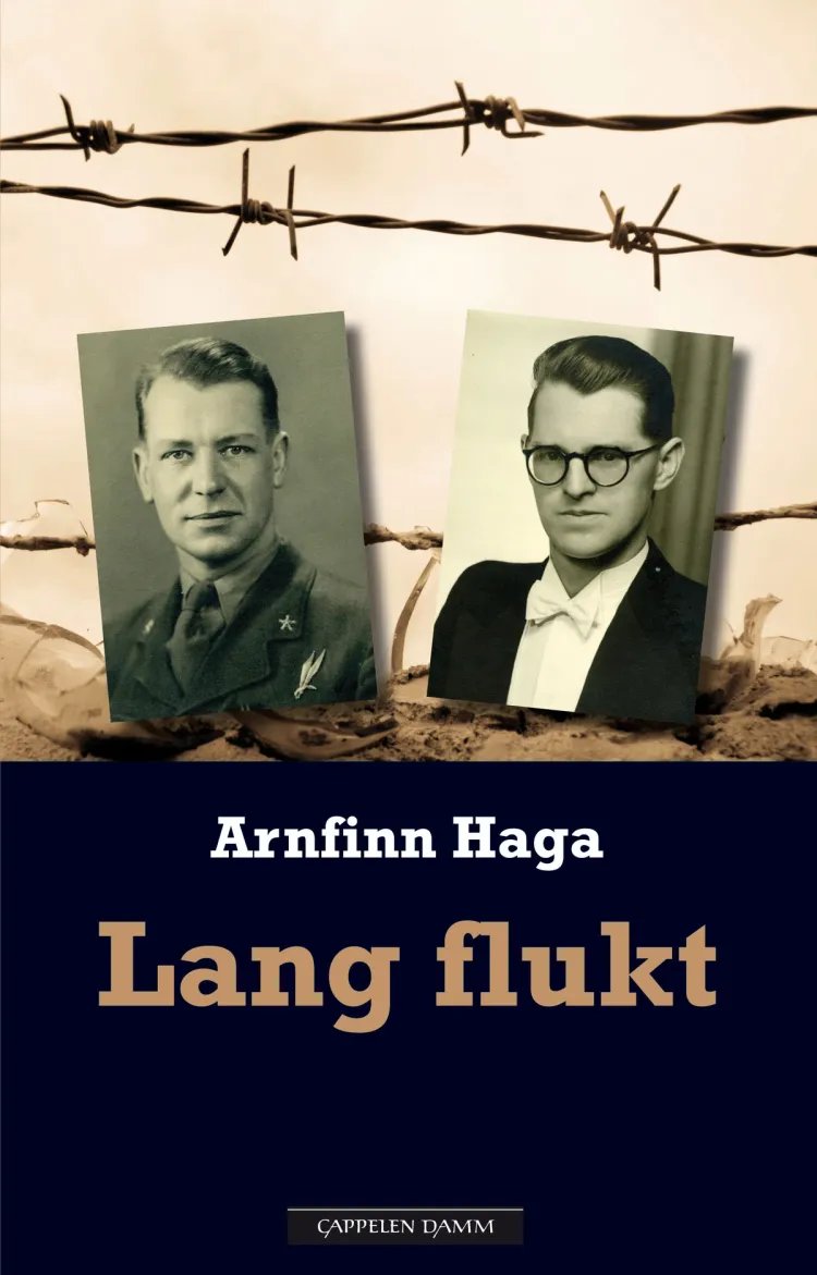 Omslag Lang flukt av Arnfinn Haga (Innbundet)