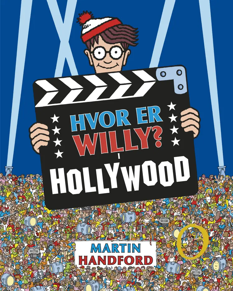 Omslag Hvor er Willy i Hollywood av Martin Handford (Innbundet)
