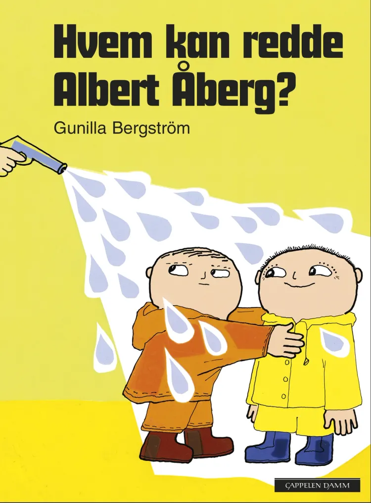 Omslag Hvem kan redde Albert Åberg av Gunilla Bergström (Innbundet)