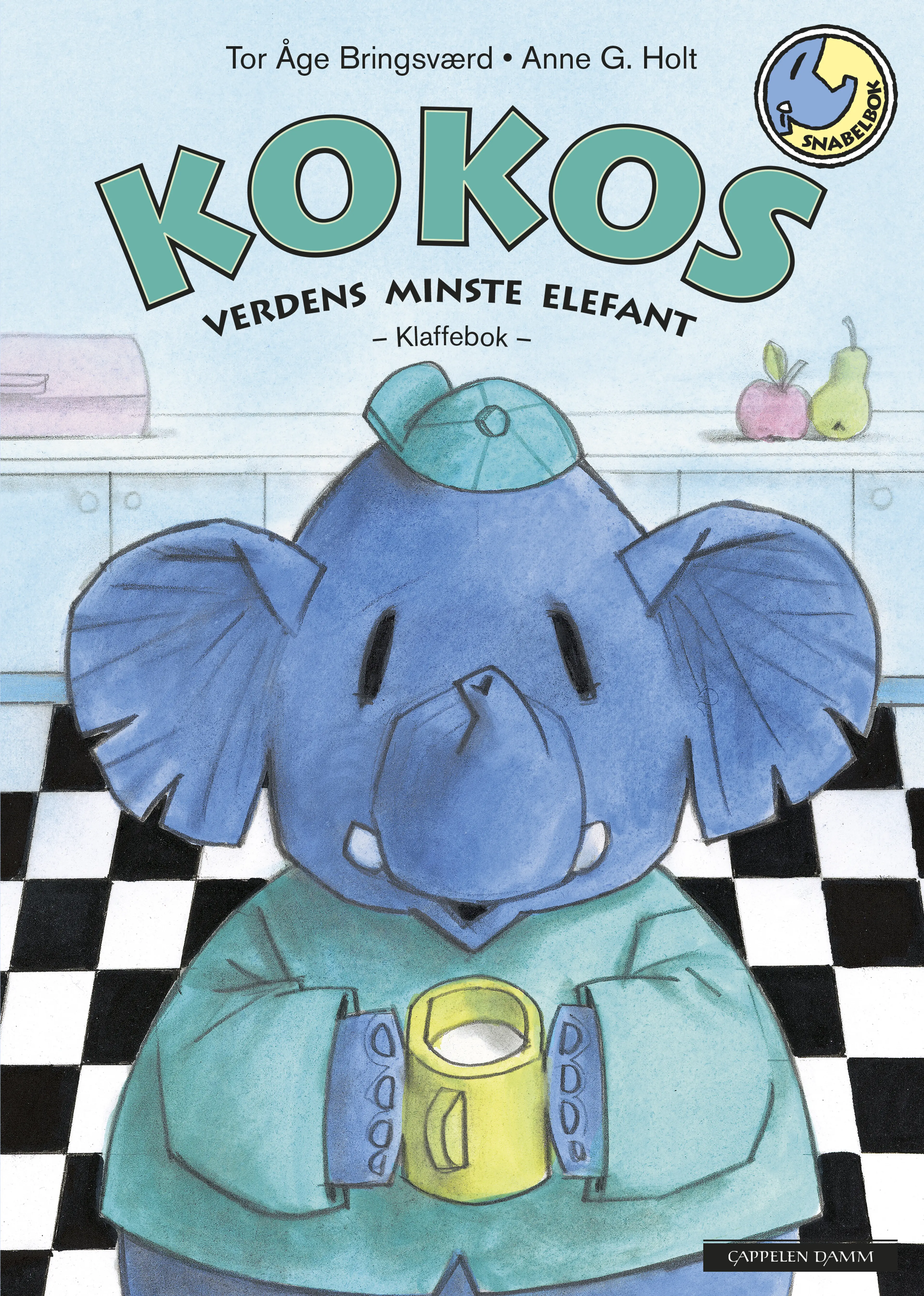 Omslag Kokos - Verdens minste elefant av Tor Åge Bringsværd og Anne G. Holt (Innbundet)