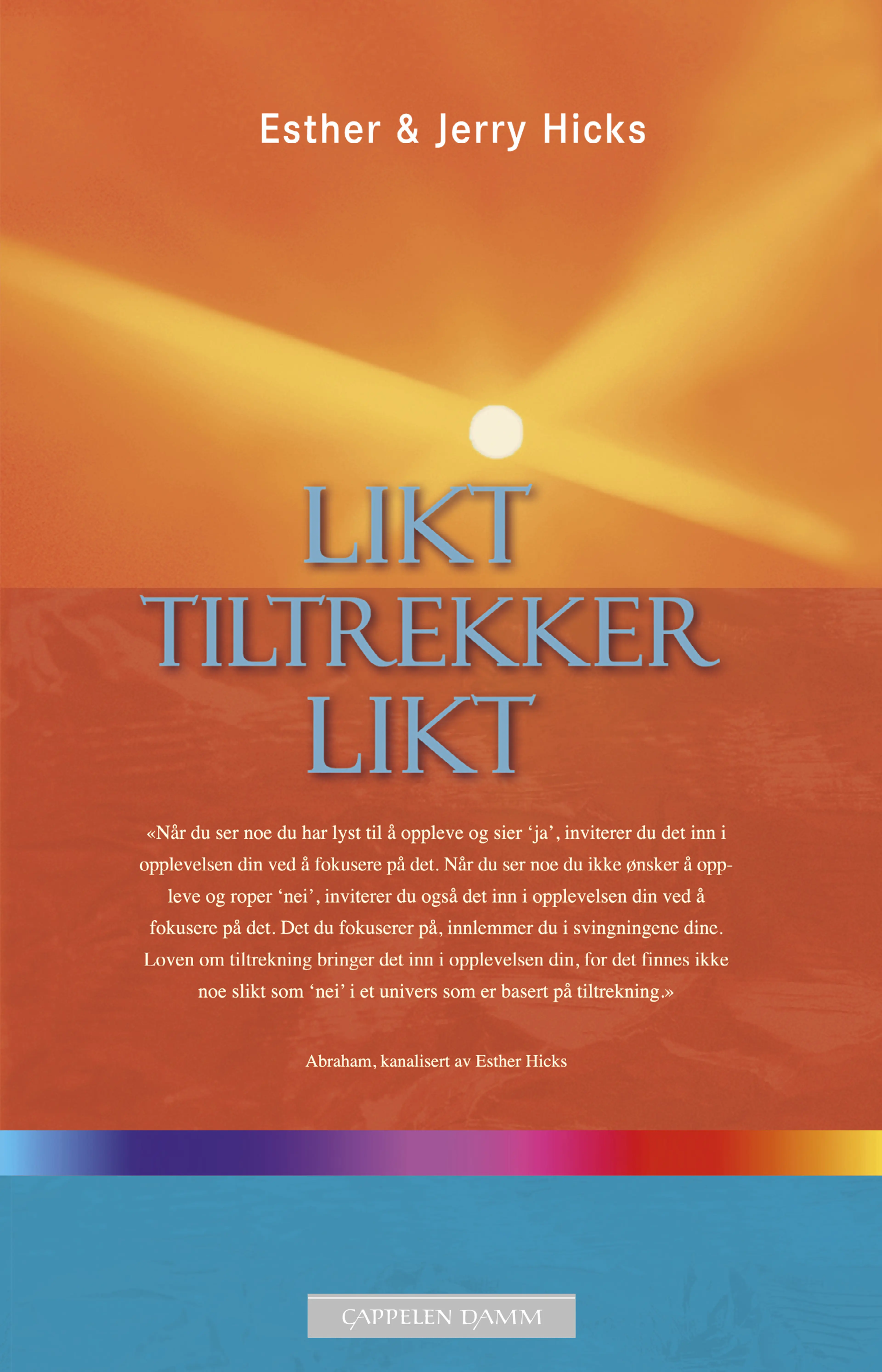 Omslag Likt tiltrekker likt av Esther og Jerry Hicks (Heftet)