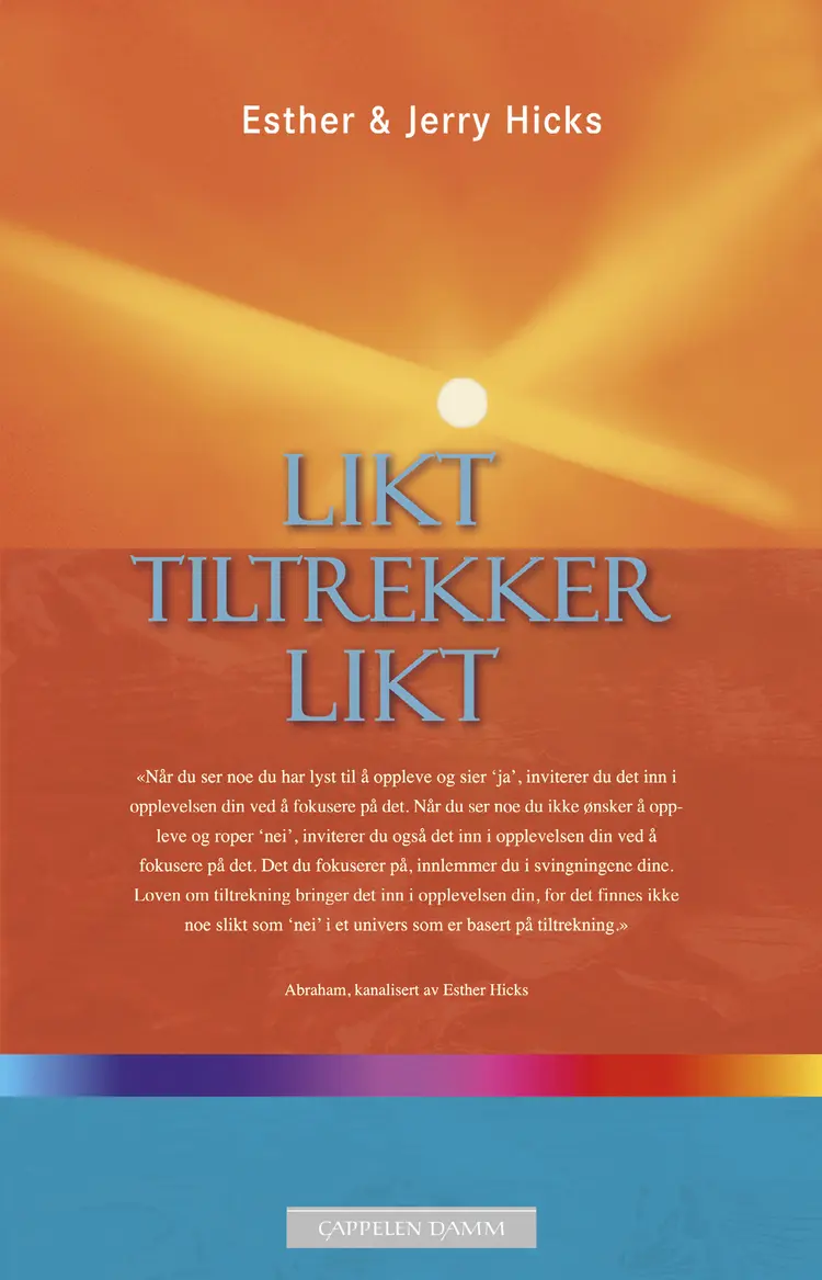 Omslag Likt tiltrekker likt av Esther og Jerry Hicks (Heftet)