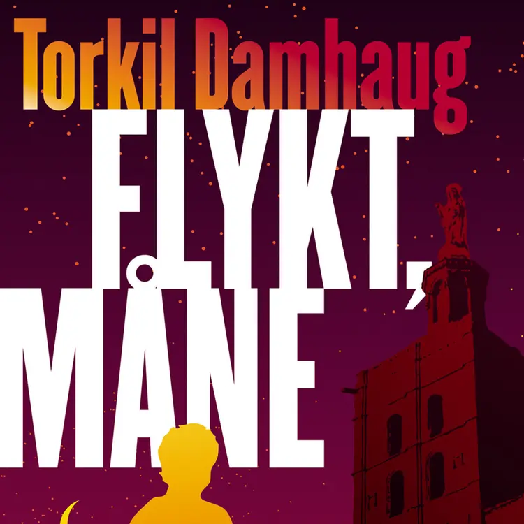 Omslag Flykt, måne av Torkil Damhaug (Lydbok)