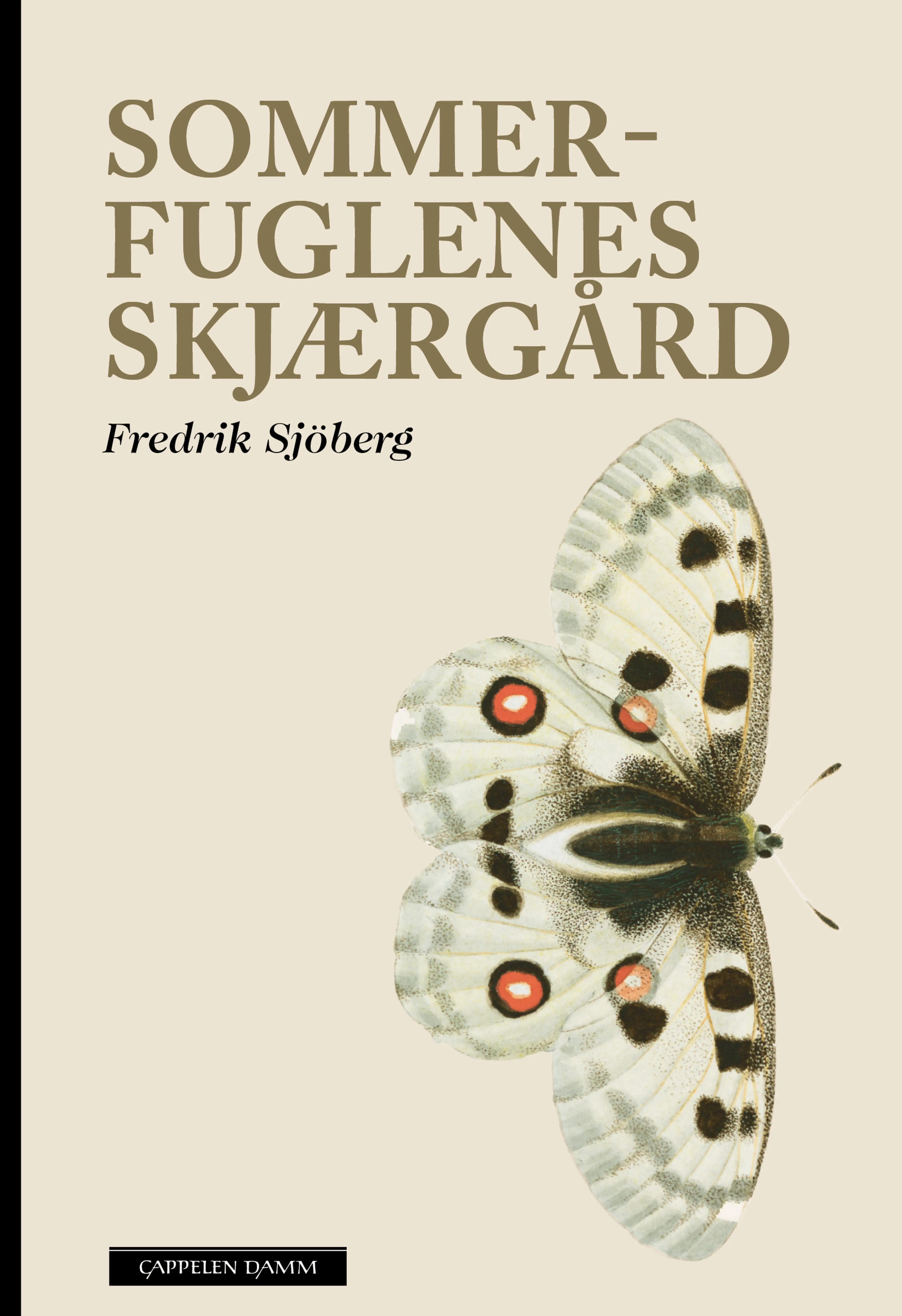 Omslag Sommerfuglenes skjærgård av Fredrik Sjöberg (Innbundet)