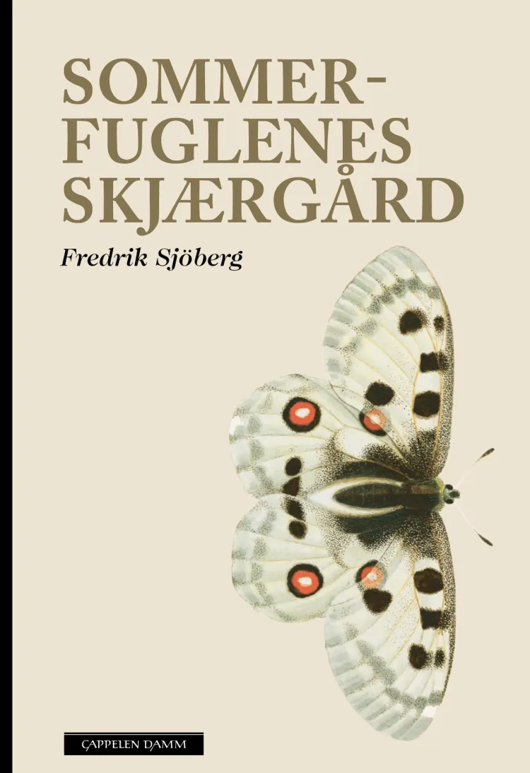 Omslag Sommerfuglenes skjærgård av Fredrik Sjöberg (Innbundet)