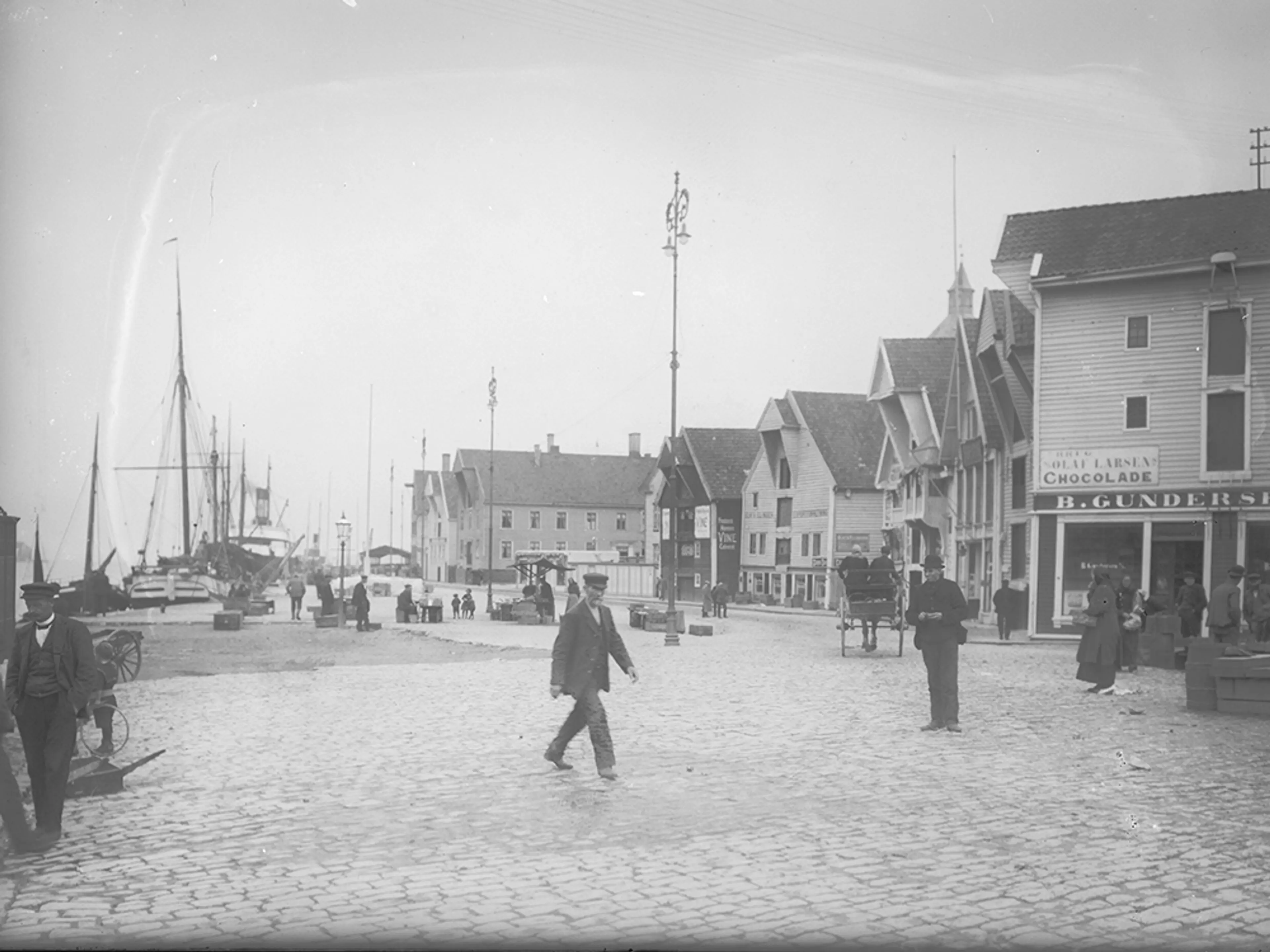 Stavanger, ca. år 1900.