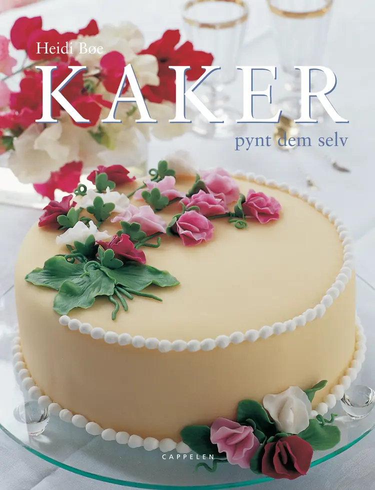 Omslag Kaker, pynt dem selv av Heidi Bøe (Innbundet)