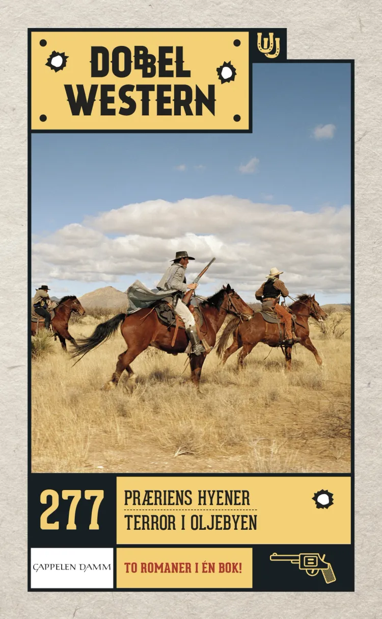 Omslag Præriens hyener/Terror i oljebyen av Jackson Cole (Heftet)