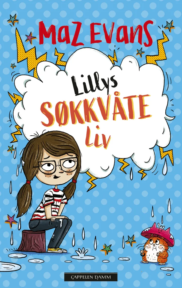 Omslag Lillys søkkvåte liv av Maz Evans (Innbundet)