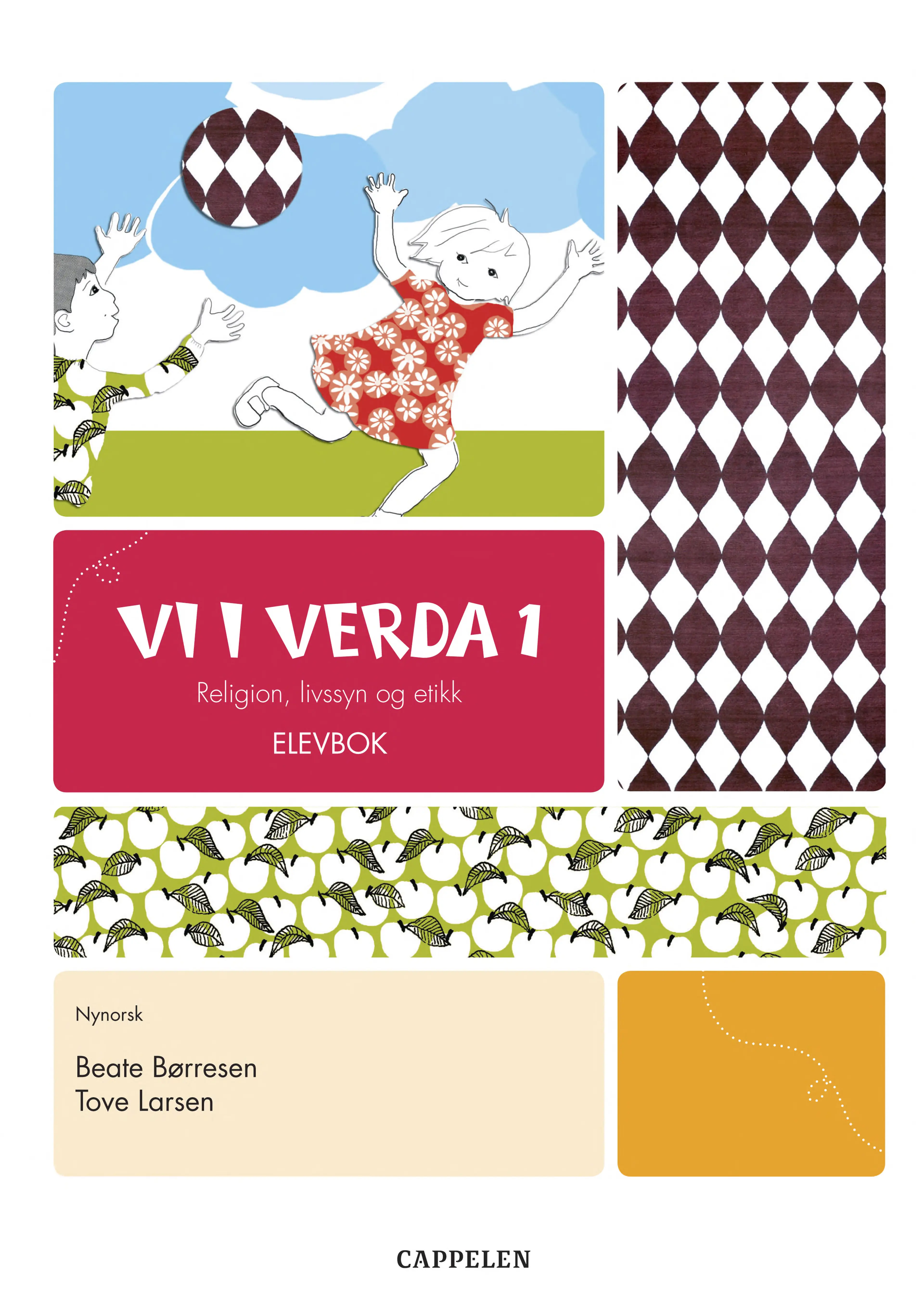 Omslag Vi i verda 1 Elevbok av Beate Børresen og Tove Larsen (Heftet)