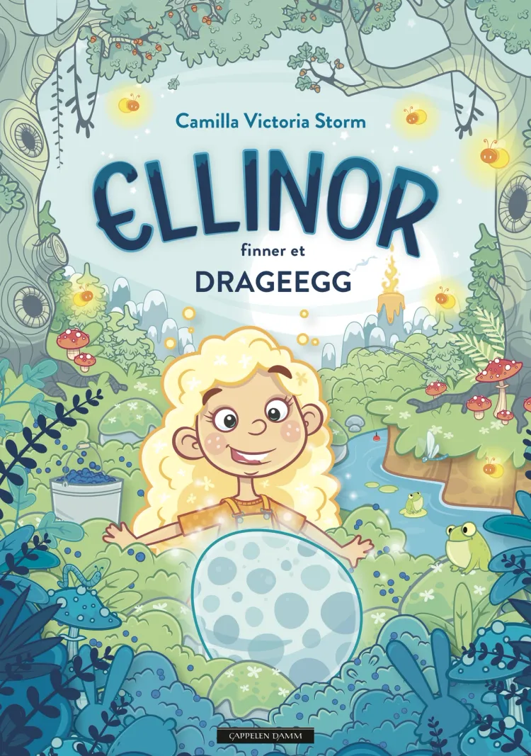 Omslag Ellinor finner et drageegg av Camilla Victoria Storm (Ebok)