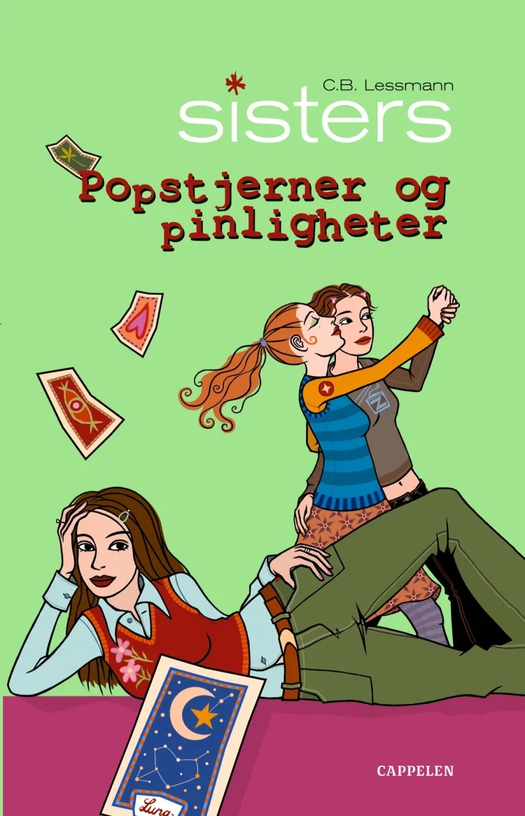 Omslag Popstjerner og pinligheter av C.B. Lessmann (Innbundet)