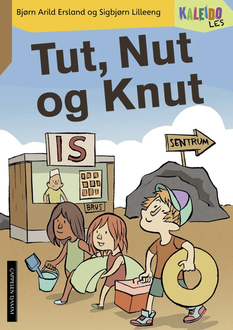 Omslag Kaleido Les Nivå 3 Tut, Nut og Knut av Bjørn Arild Ersland (Heftet)