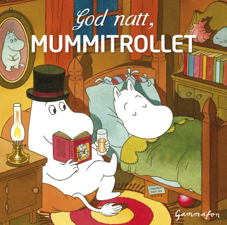 Omslag God natt, Mummitrollet av Tove Jansson (CD)