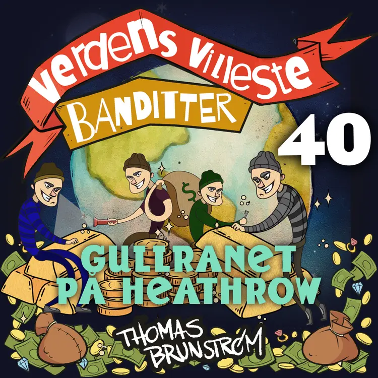 Omslag Gullranet på Heathrow av Thomas Brunstrøm (Lydbok)