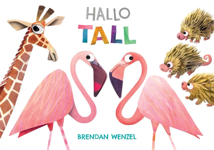 Omslag Hallo tall av Brendan Wenzel (Innbundet)