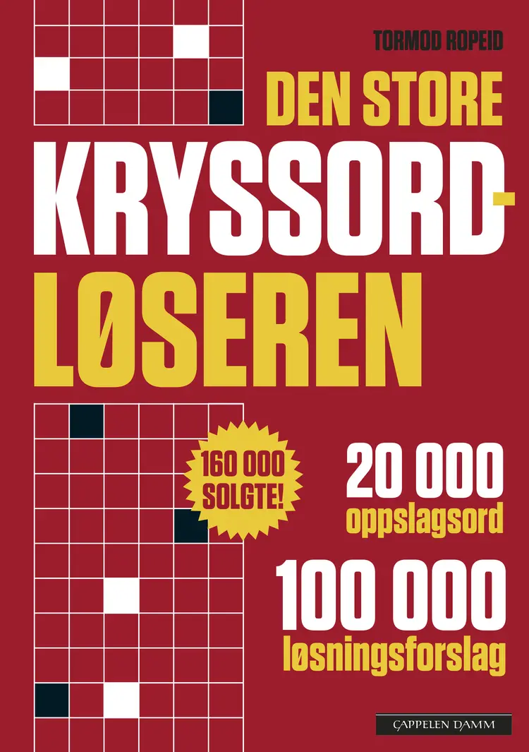Omslag Den store kryssordløseren av Tormod Ropeid (Innbundet)