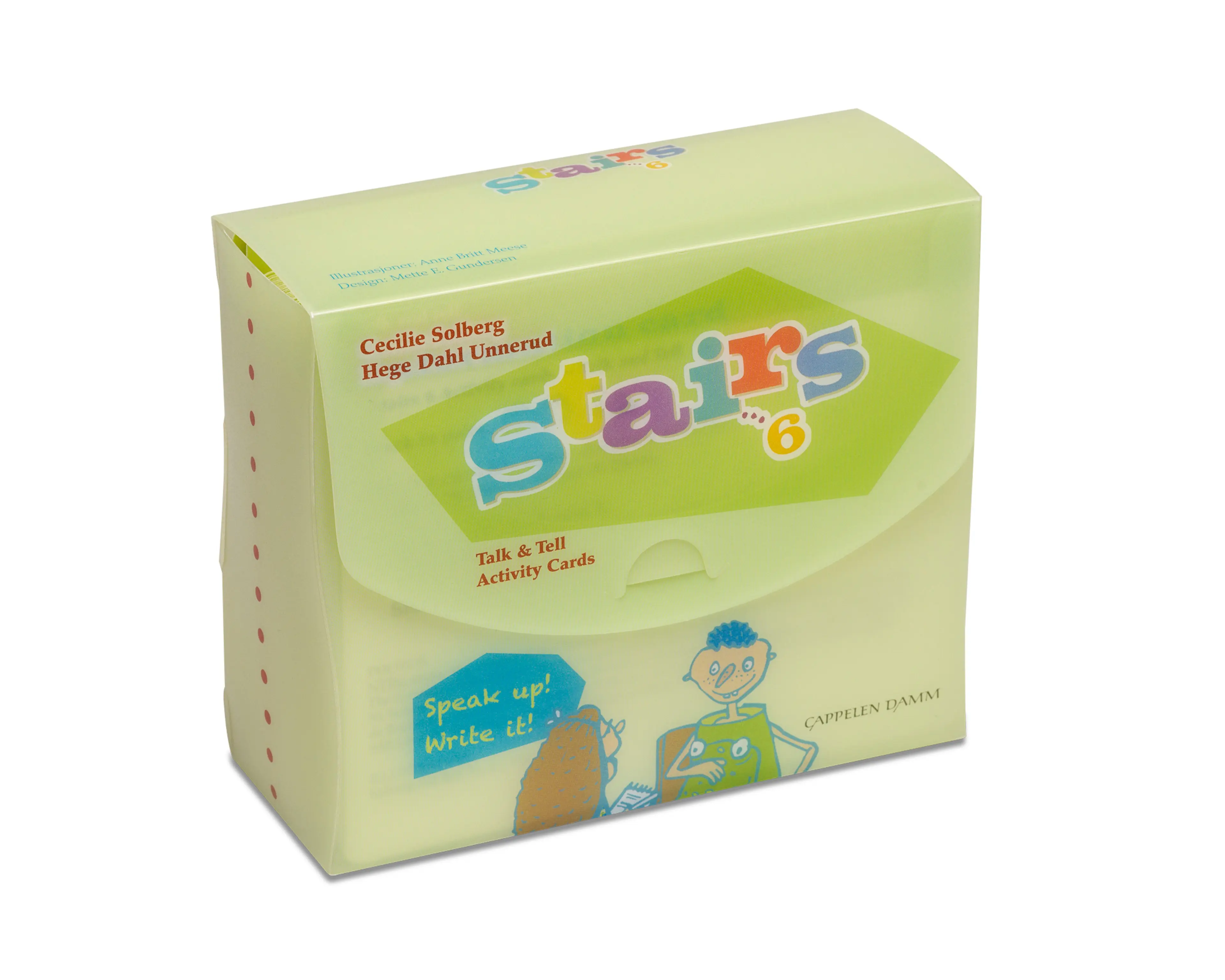 Omslag Stairs 6 Talk and Tell Activity cards av Hege Dahl Unnerud og Cecilie Solberg (Eske)