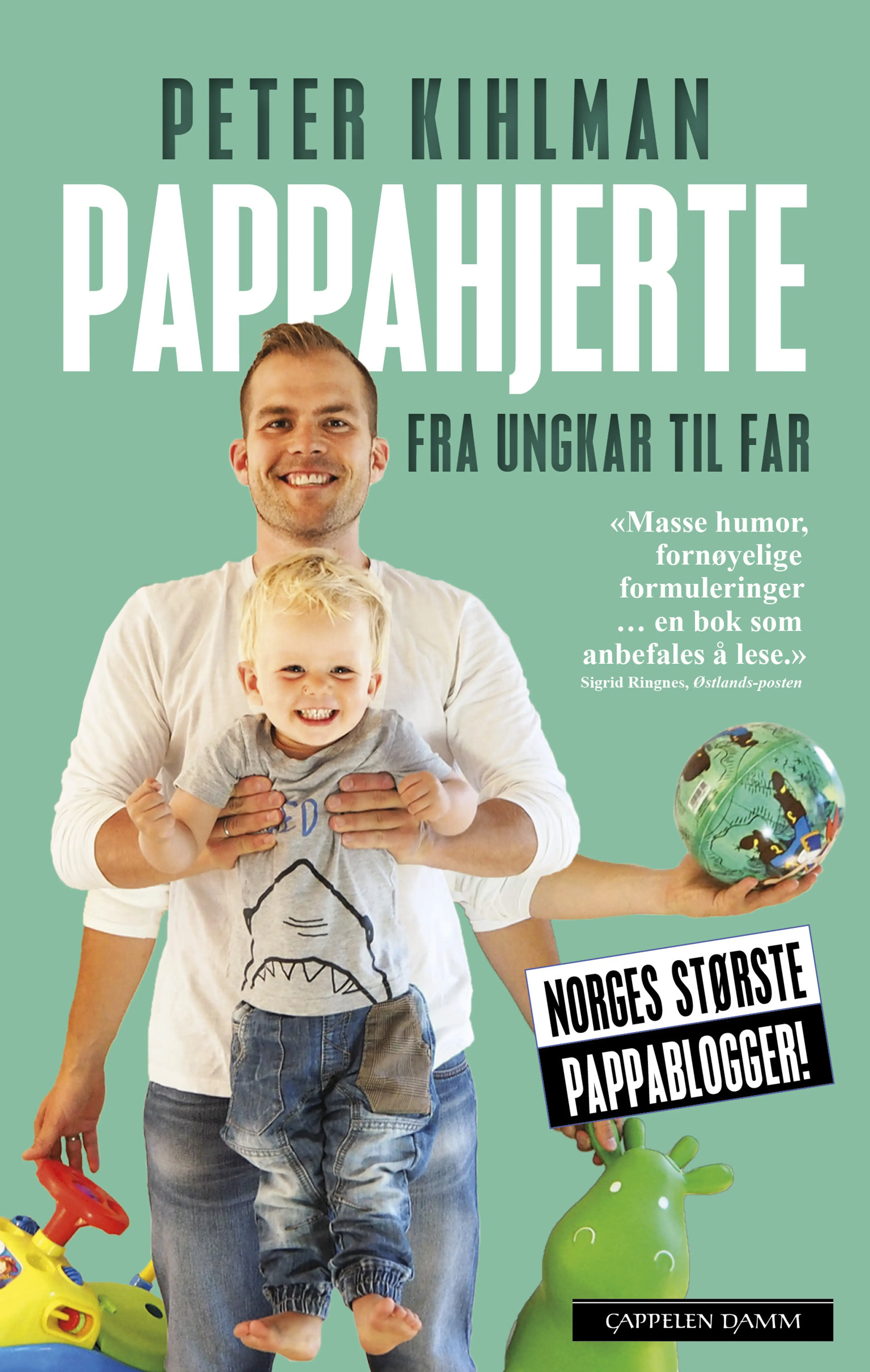 Omslag Pappahjerte av Peter Kihlman (Heftet)