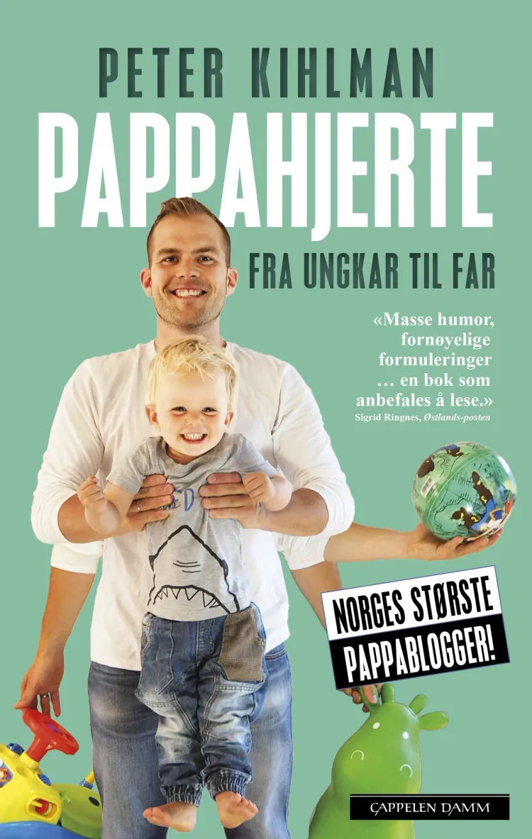 Omslag Pappahjerte av Peter Kihlman (Heftet)