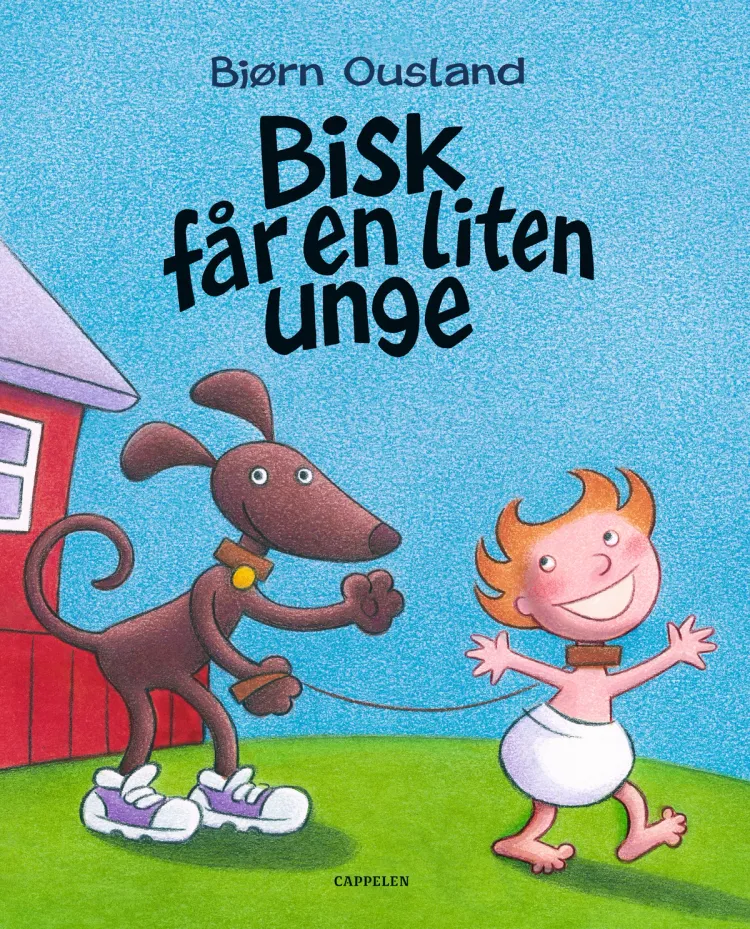 Omslag Bisk får en liten unge av Bjørn Ousland (Innbundet)