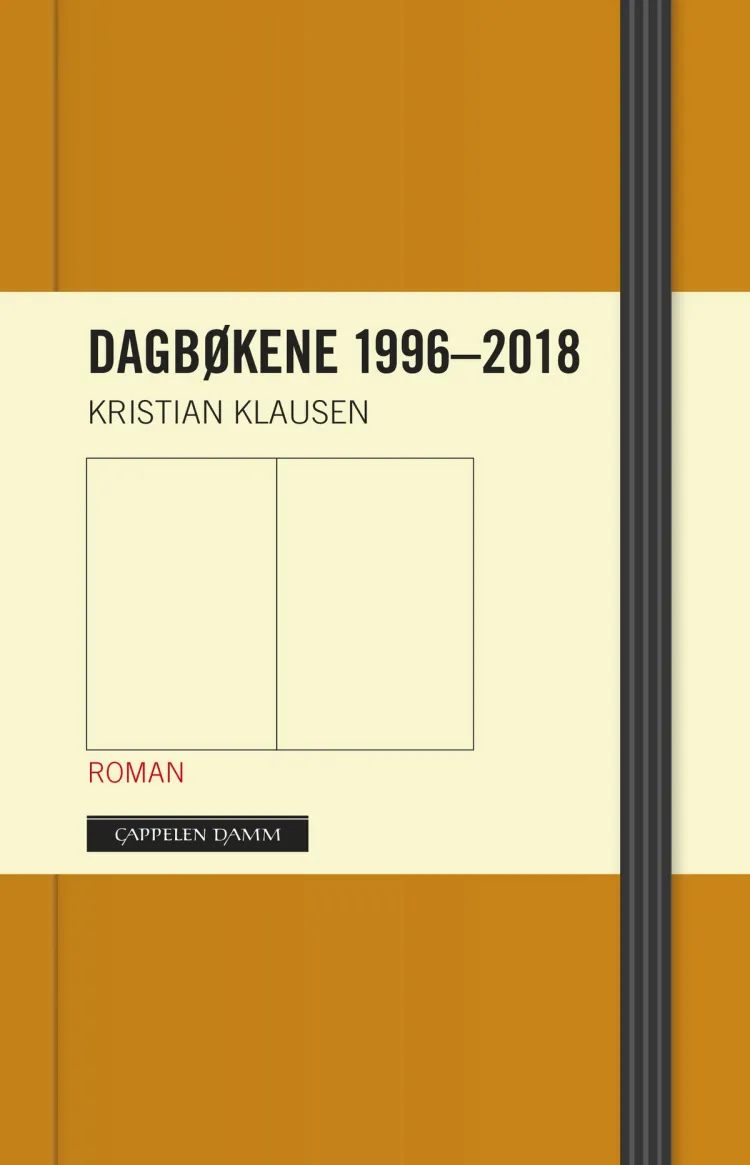 Omslag Dagbøkene 1996-2018 av Kristian Klausen (Heftet)