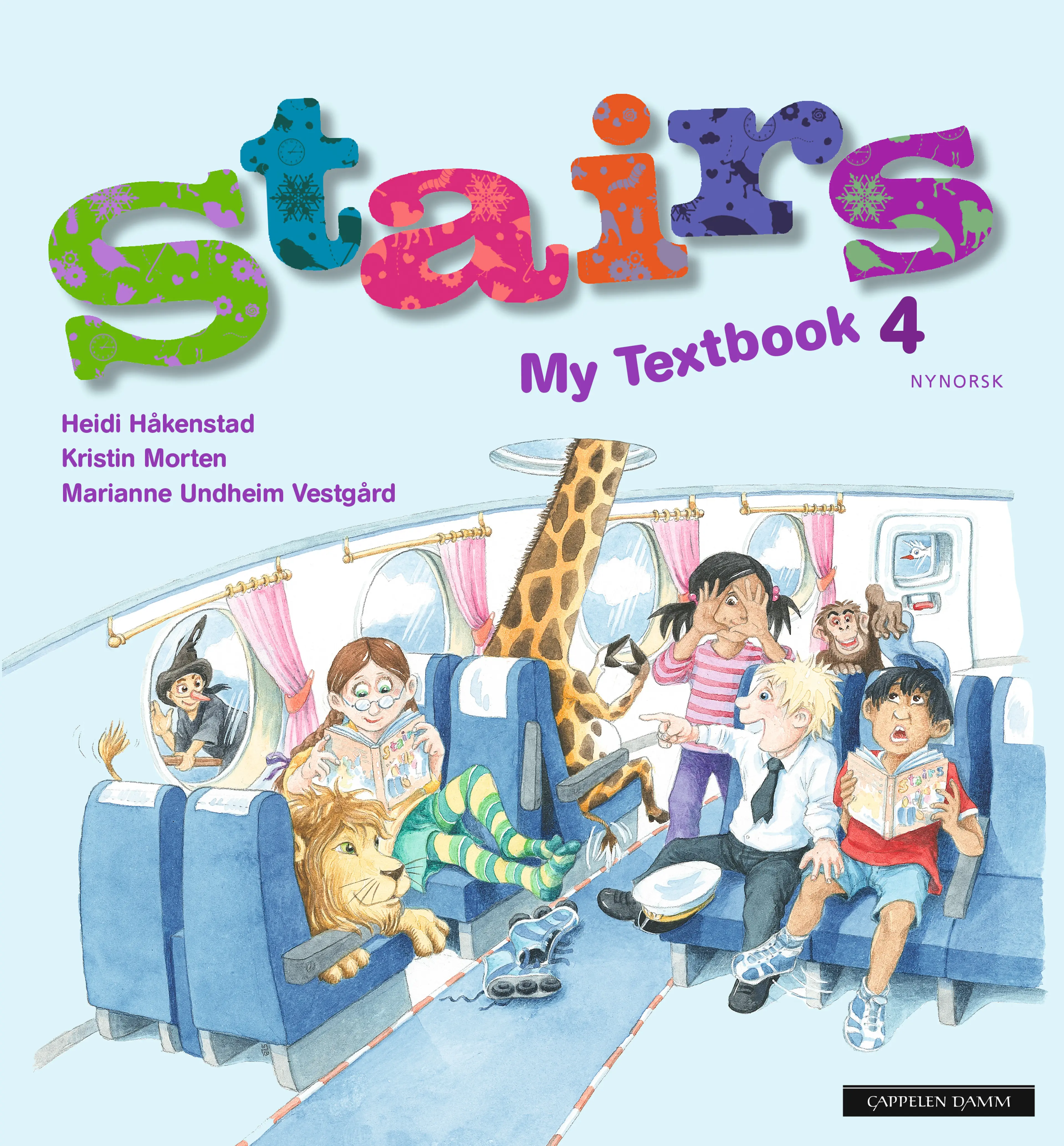 Omslag Stairs 4 Utgåve 2 My Textbook av Heidi Håkenstad, Kristin Morten og Marianne Undheim Vestgård (Innbundet)