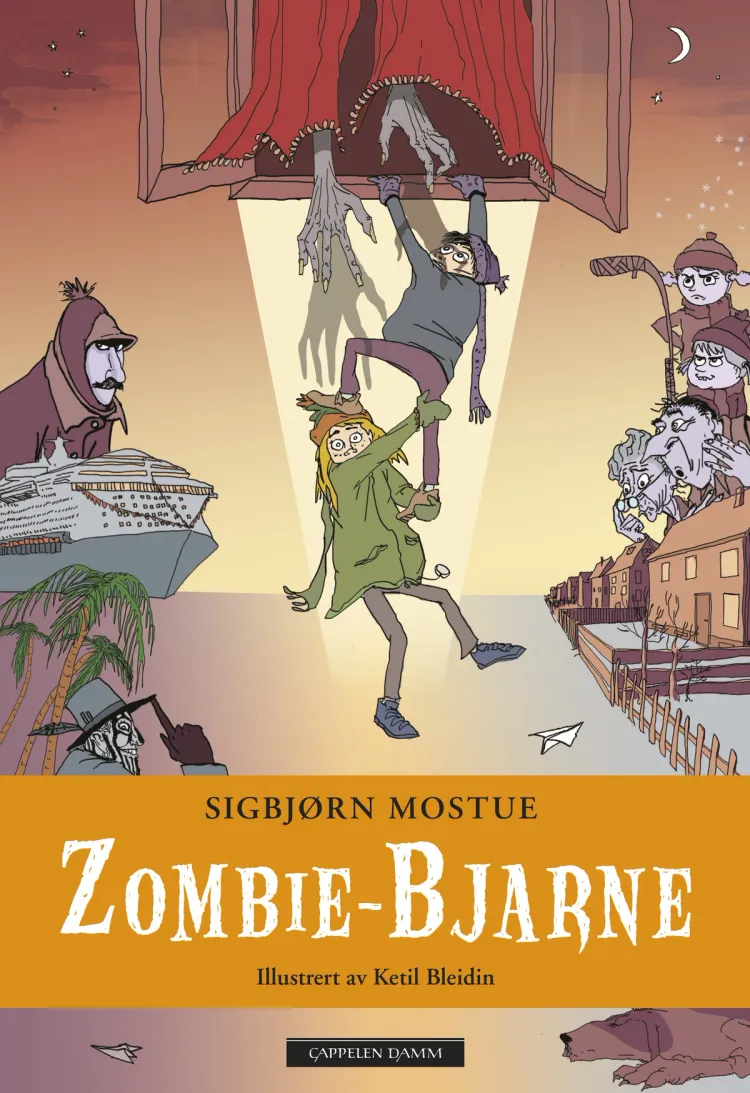 Omslag Zombie-Bjarne av Sigbjørn Mostue (Innbundet)