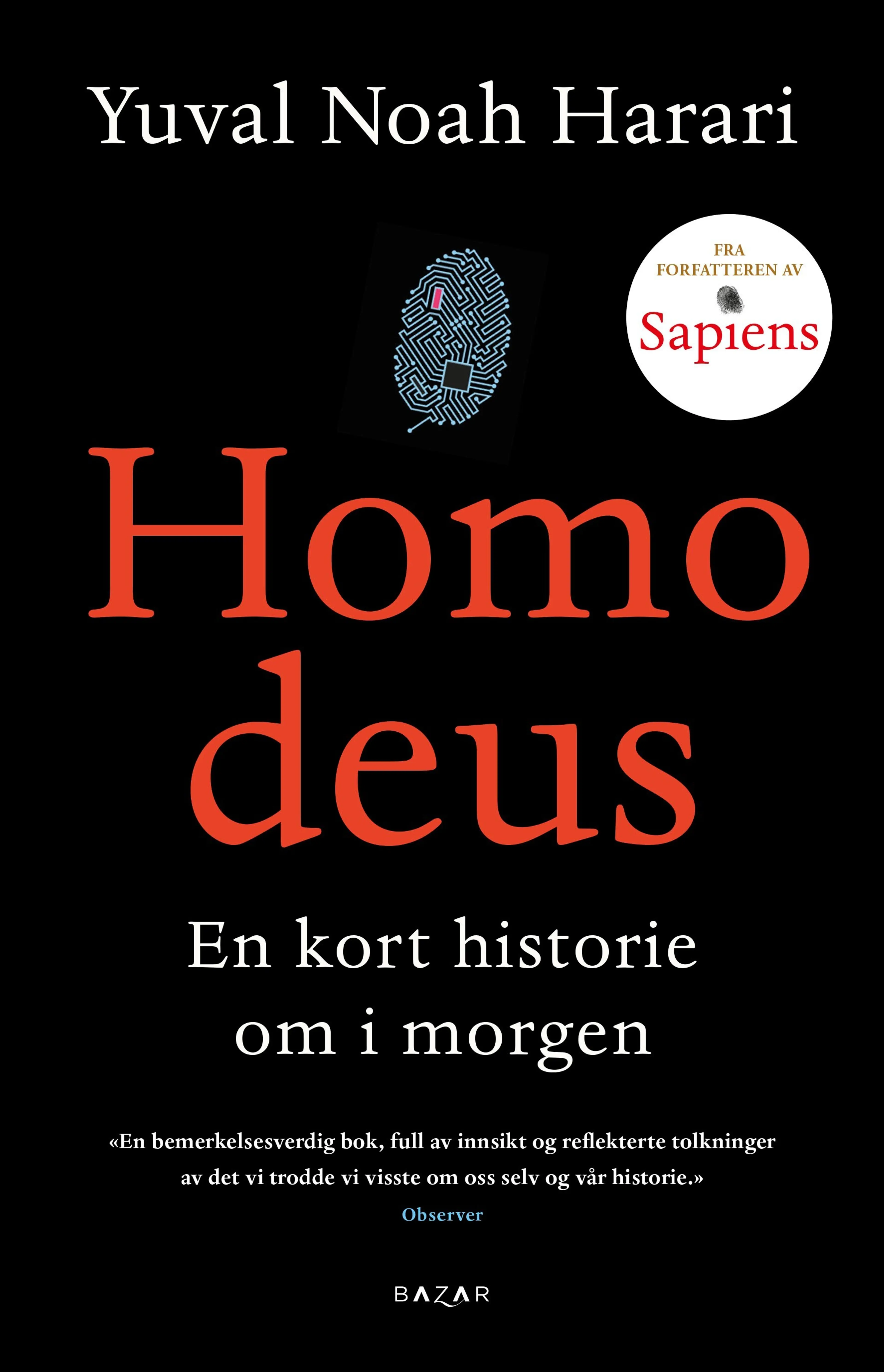 Omslag Homo deus av Yuval Noah Harari (Ebok)