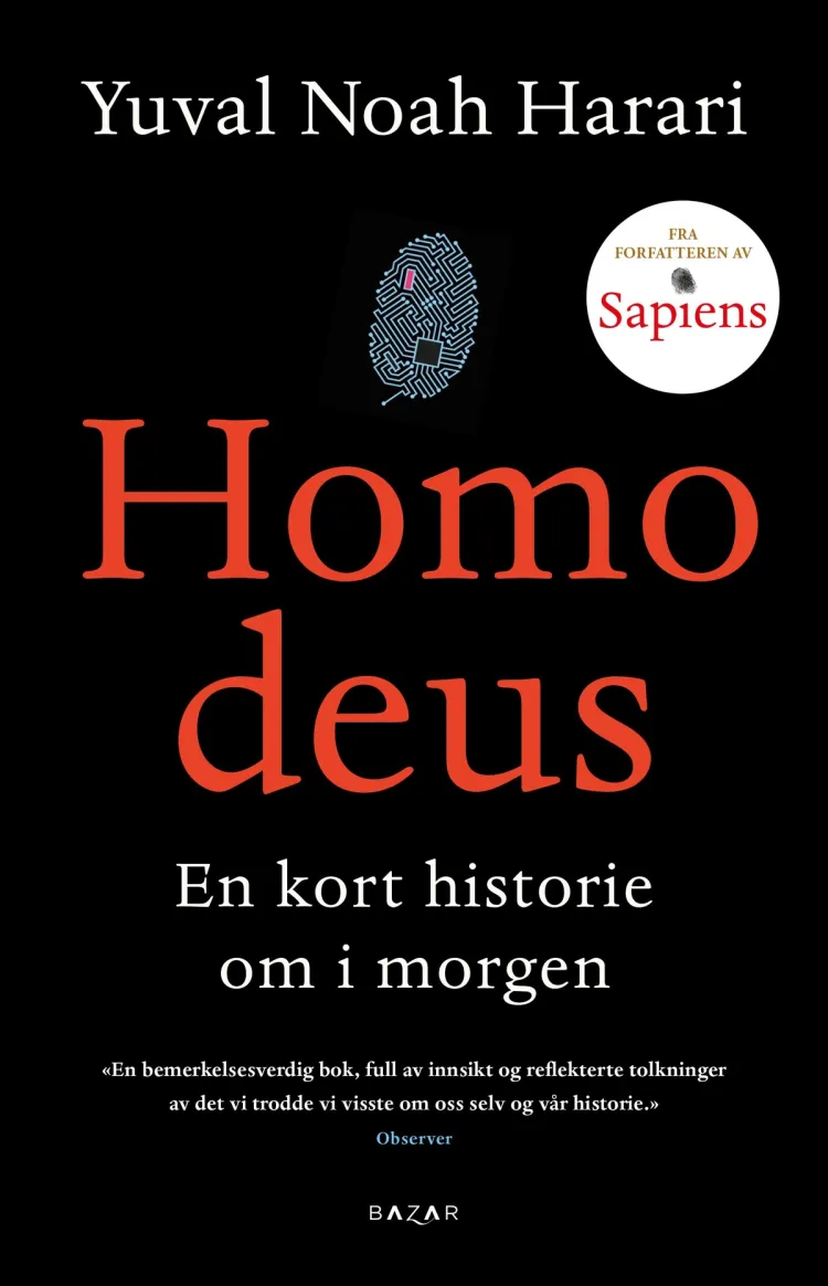 Omslag Homo deus av Yuval Noah Harari (Ebok)