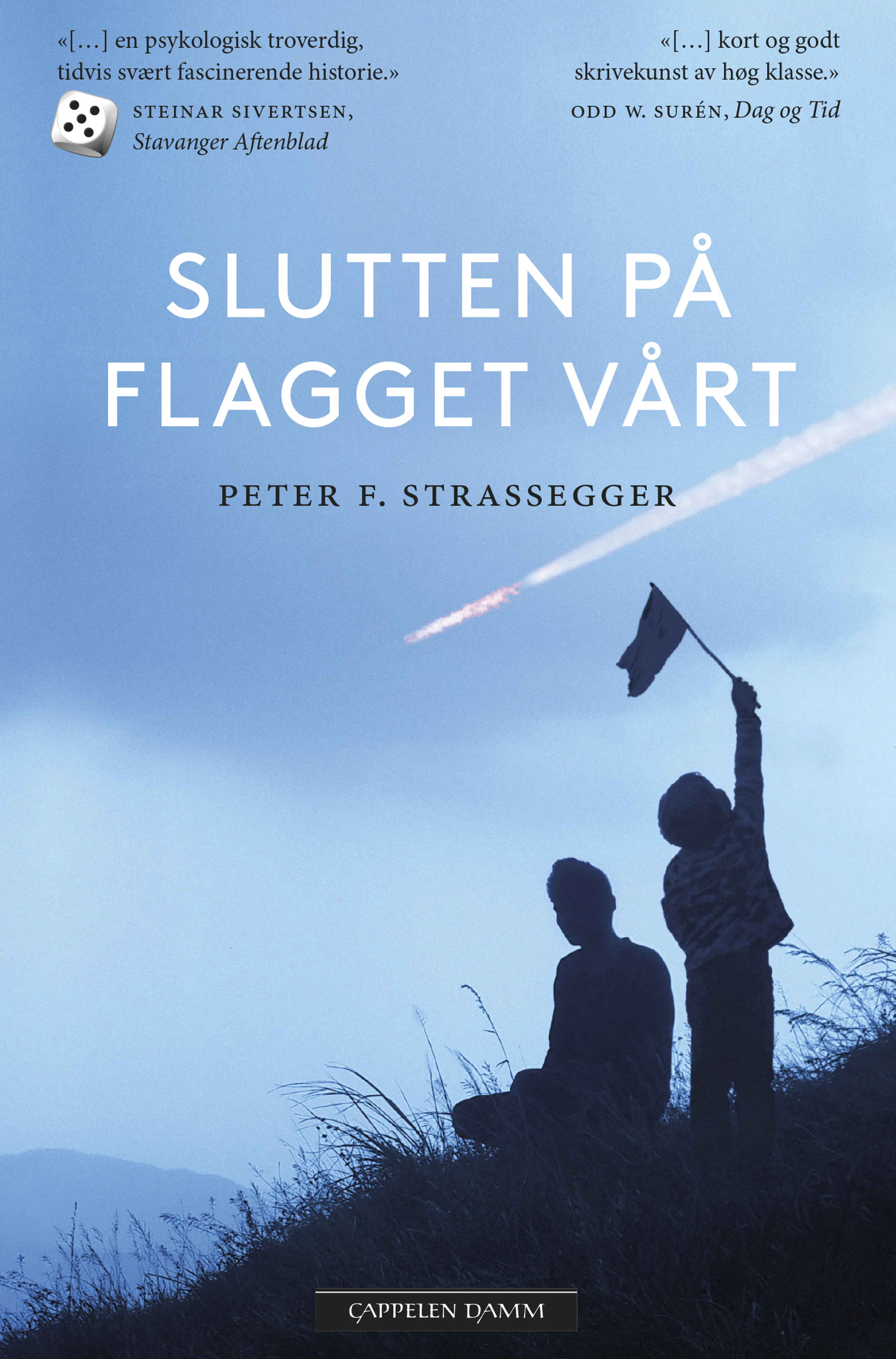 Omslag Slutten på flagget vårt av Peter Franziskus Strassegger (Heftet)
