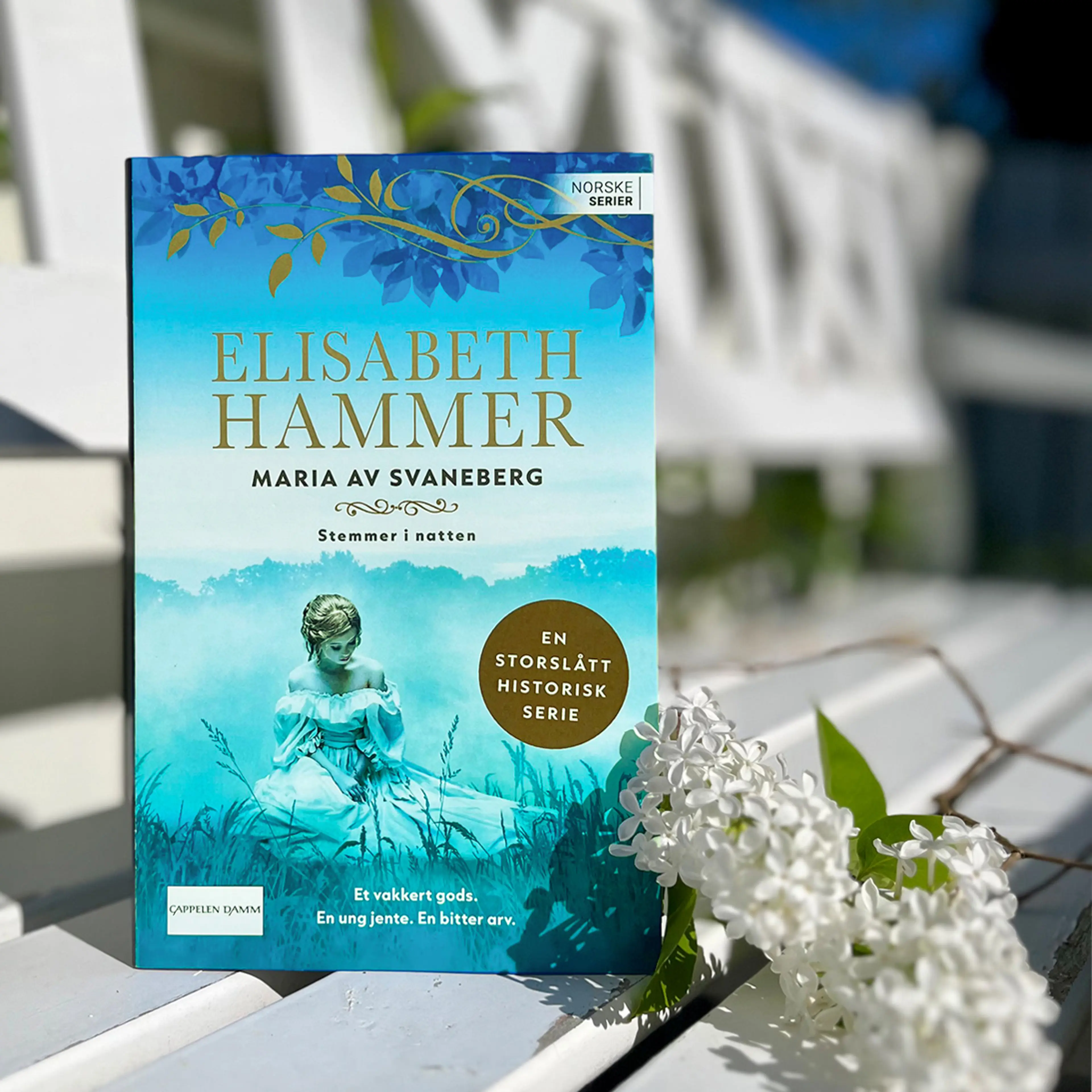 Foto av første bok i serien Maria av Svaneberg