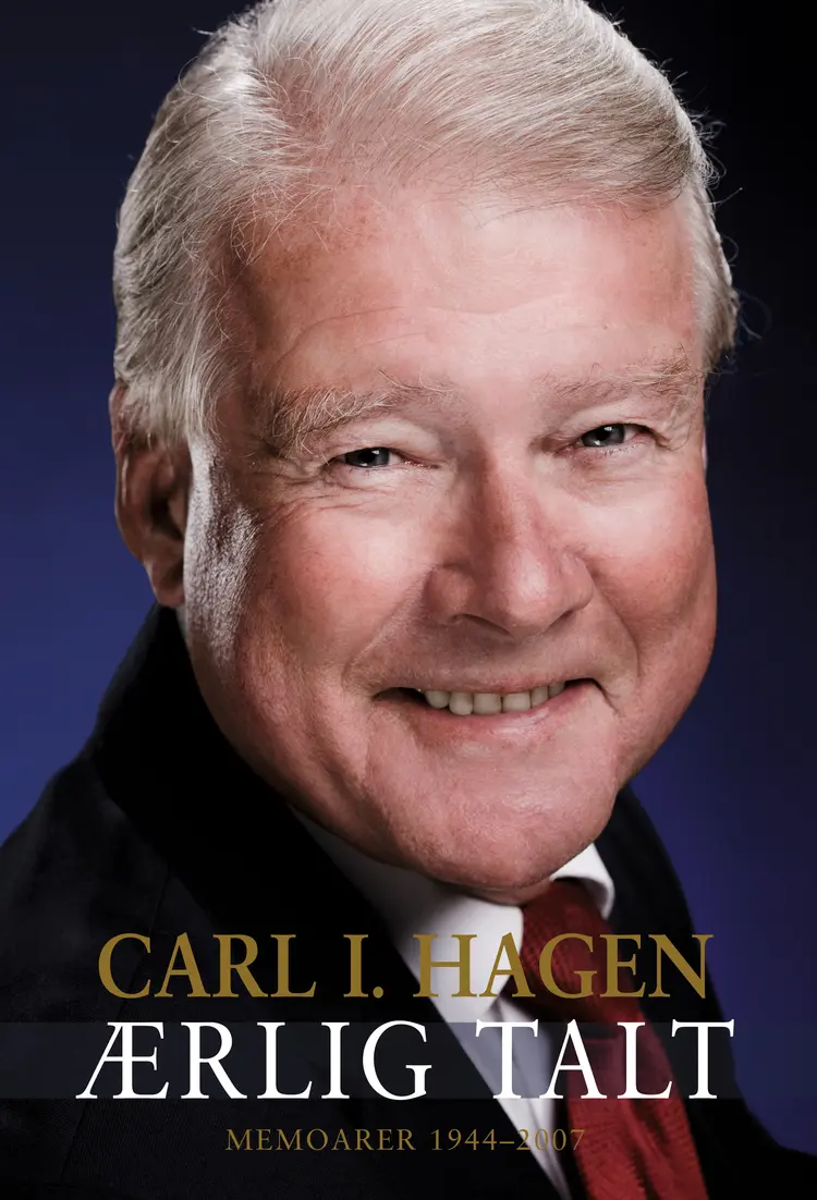 Omslag Ærlig talt av Carl I. Hagen (Innbundet)